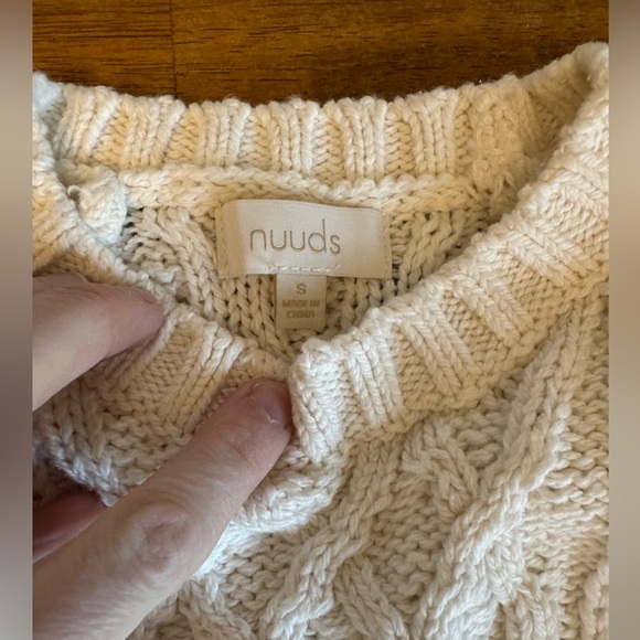 Nuuds heritage cable sweater- size small - Picture 4 of 7